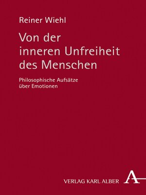 cover image of Von der inneren Unfreiheit des Menschen